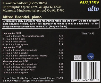 Schubert: Impromptus, D 899, 935