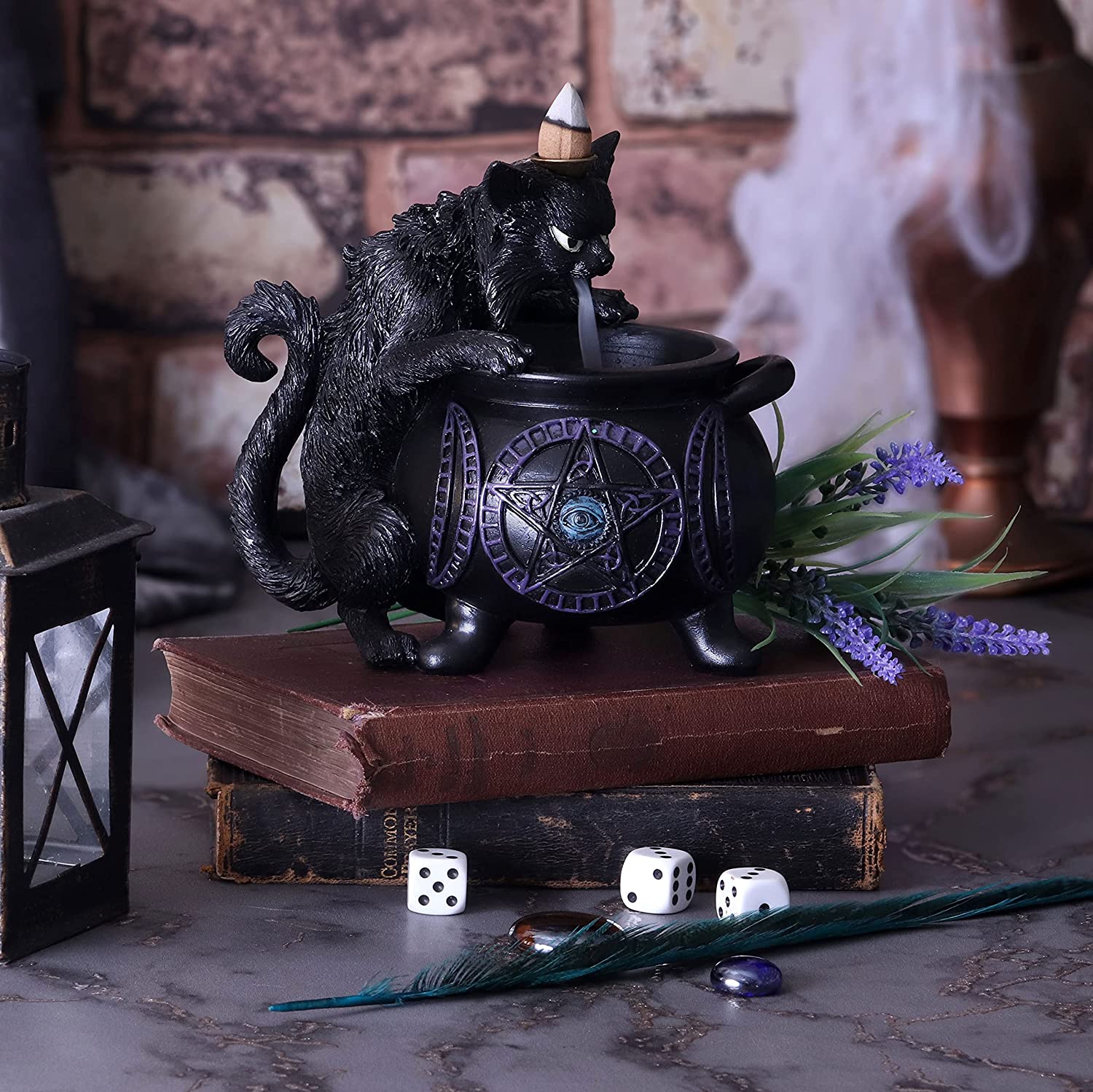 Spite`S Cauldron Backflow Incense Burner 16.3Cm