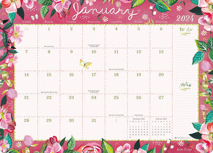 Katie Daisy 2023-2024 Desk Pad