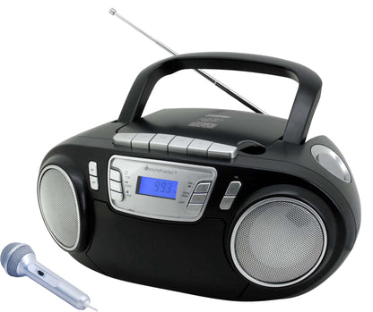 Soundmaster SCD5800SW Analog 3 W FM, PLL Black, Silver MP3 playback