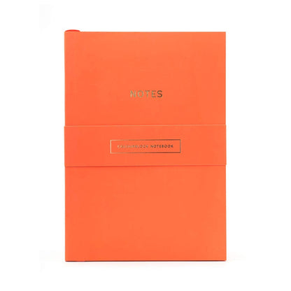 Colourblock A5 Notebook Vivid Coral