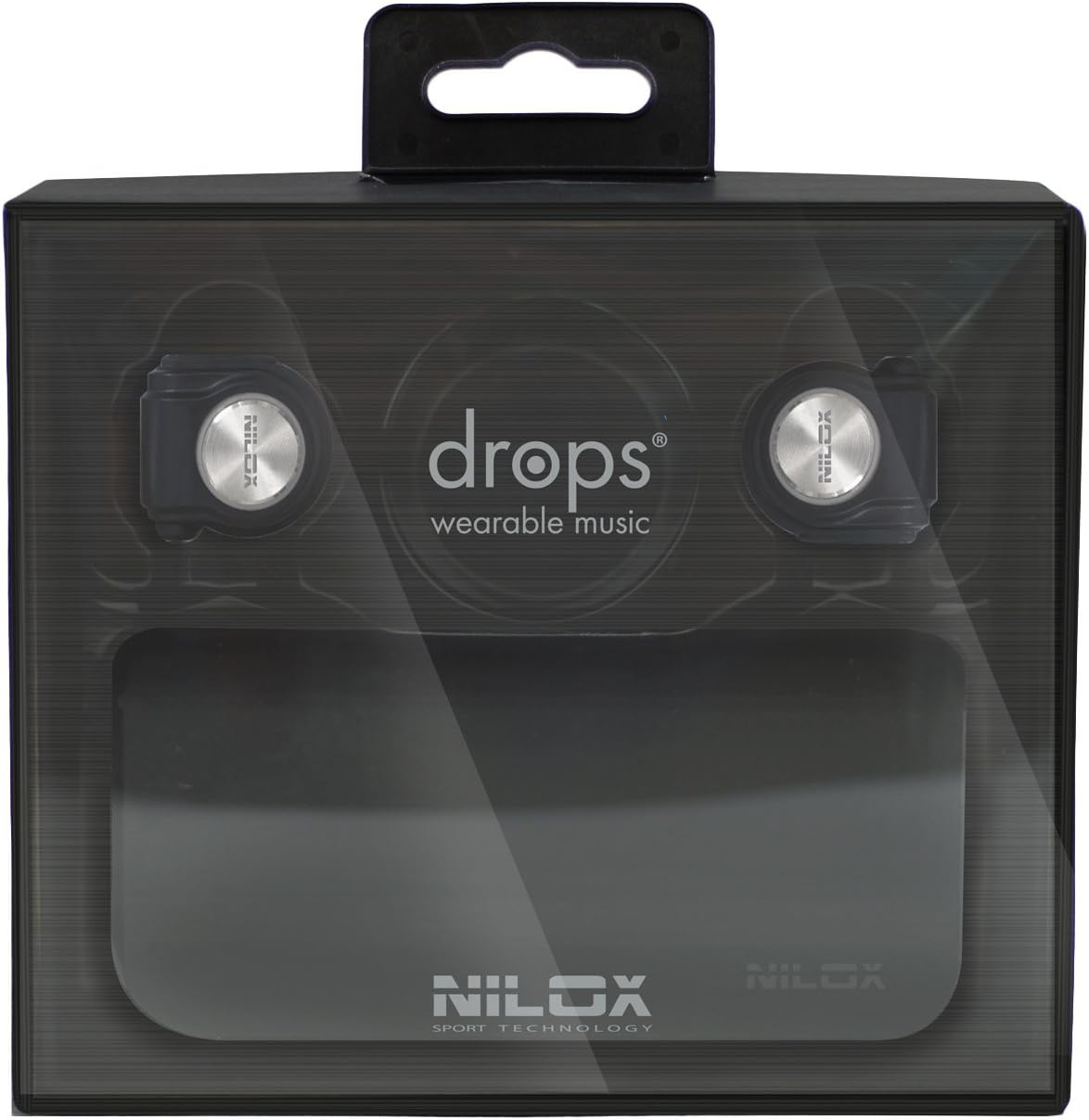 Nilox 10NXAU15ST001 Drops Bluetooth 4.0 Headsets With Built-In Microphone - Black