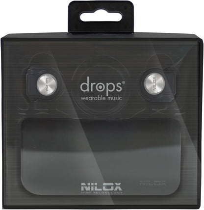 Nilox 10NXAU15ST001 Drops Bluetooth 4.0 Headsets With Built-In Microphone - Black