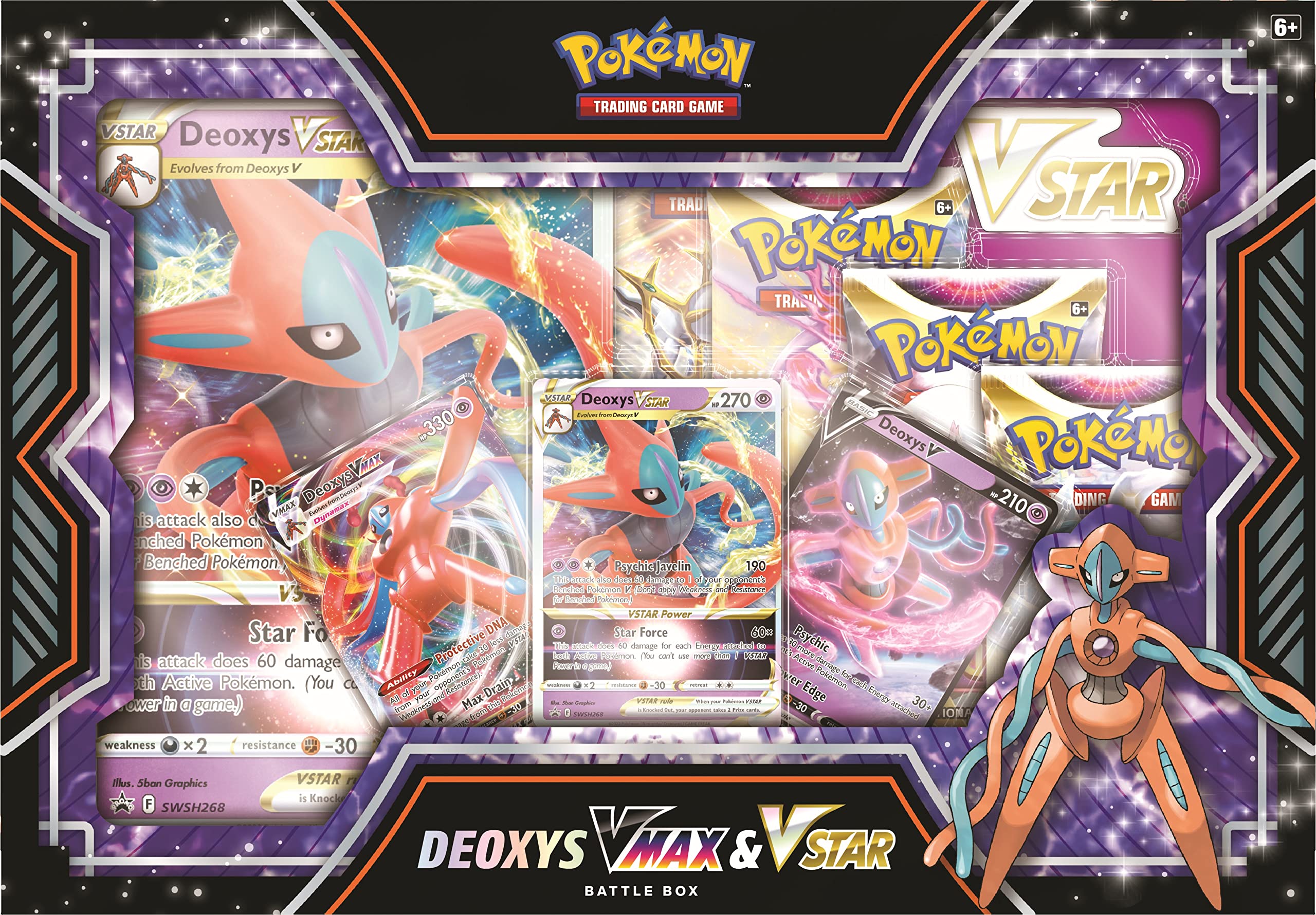 Pokémon TCG: VMAX/VSTAR Battle Box - Deoxys/Zeraora (1 at Random)