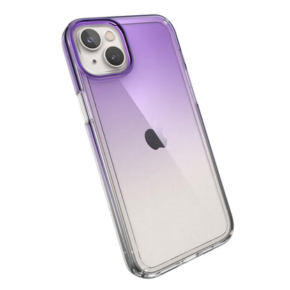 Speck Products Gemshell Ombre Case fits iPhone 14 Plus 6.7" Model, Amethyst Purple Fade/Clear PURPLE /CLEAR