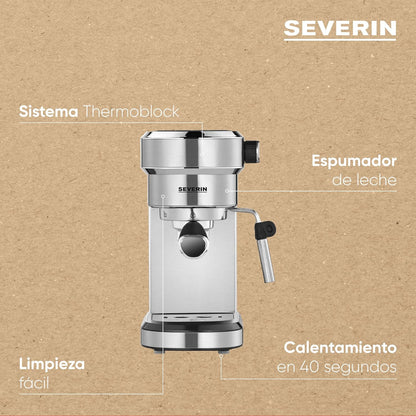 Severin KA 5994 coffee maker Espresso machine 1.1 L Semi-auto