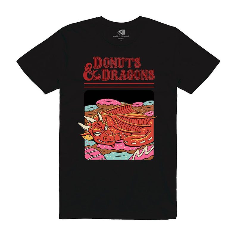 VINCENT TRINIDAD (DONUTS AND DRAGONS) BLACK TSHIRT