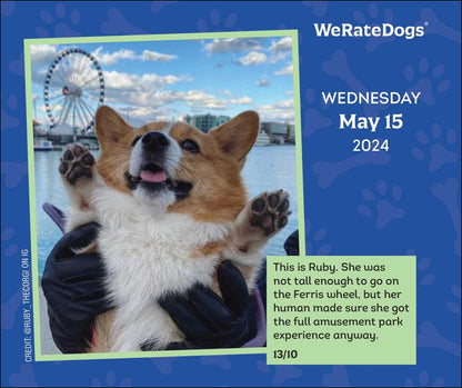 WeRateDogs 2024 Day-to-Day Calendar