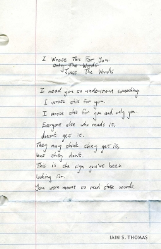 I Wrote This for You: Just the Words