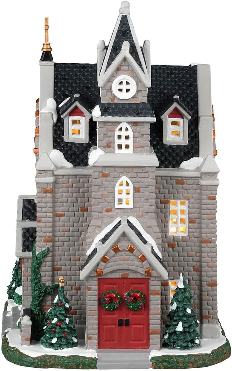 Lemax - Caddington Village - Lighted Building: St. Luke`s Church - (35055) /Xmas