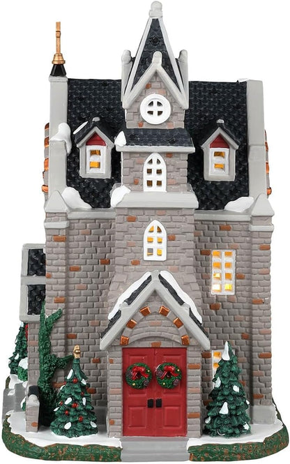 Lemax - Caddington Village - Lighted Building: St. Luke`s Church - (35055) /Xmas