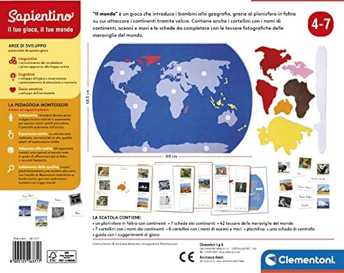 Clementoni: Sapientino Montessori - Il Mondo