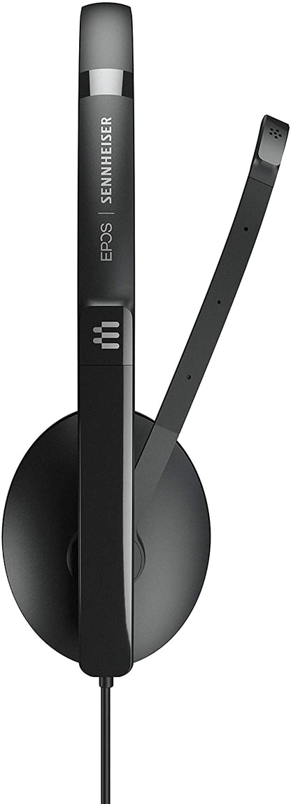 EPOS | Sennheiser Adapt 135 II (1000907) - Wired, Single-Sided Headset with 3.5mm Jack for Mobile Devices  - Superior Sound - Enhanced Comfort - Noise Limiter Switch - Black
