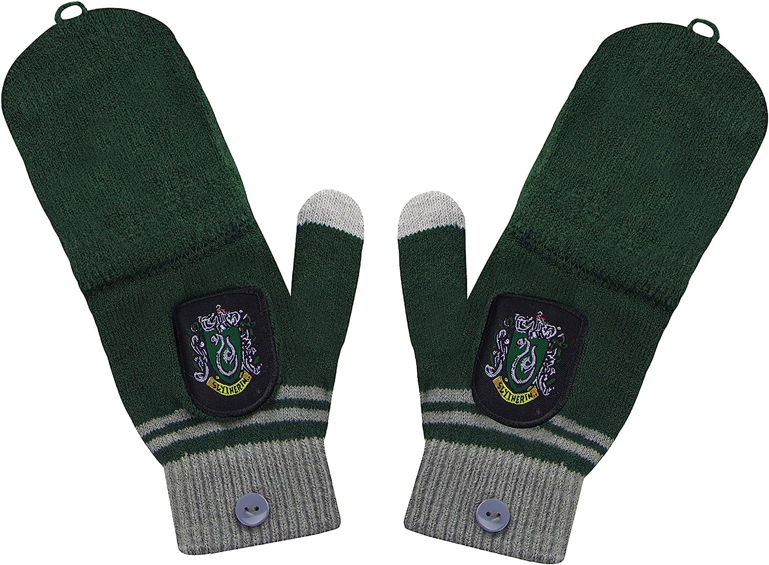 Cinereplicas Harry Potter - Gloves Fingerless Mitten - Official License Slytherin