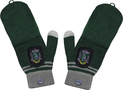 Cinereplicas Harry Potter - Gloves Fingerless Mitten - Official License Slytherin