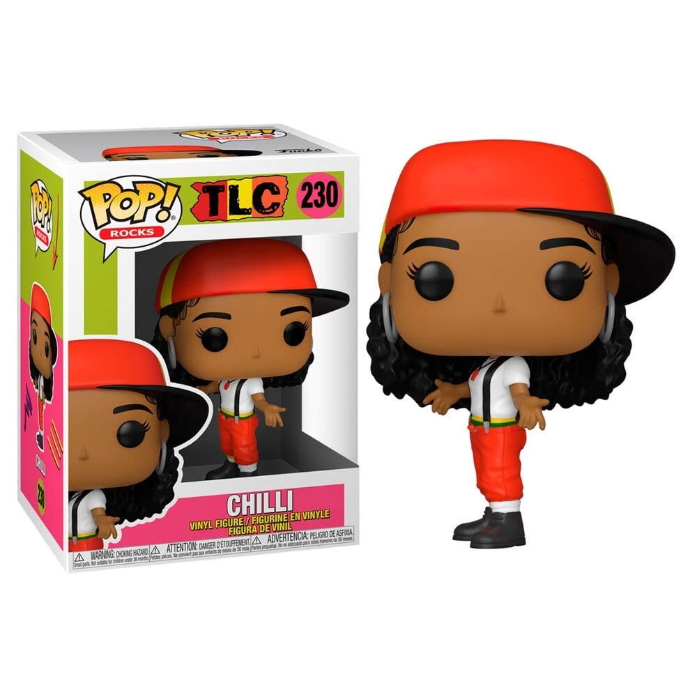 Funko POP! Rocks: TLC - Rozonda Chilli Thomas - Chilli - Collectable Vinyl Figure - Gift Idea - Official Merchandise - Toys for Kids & Adults - Music Fans - Model Figure for Collectors and Display