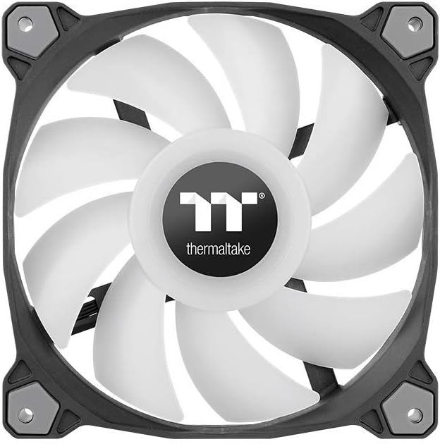 Thermaltake Pure Duo 12 ARGB Sync Radiator Fan (2-Fan Pack)-Black