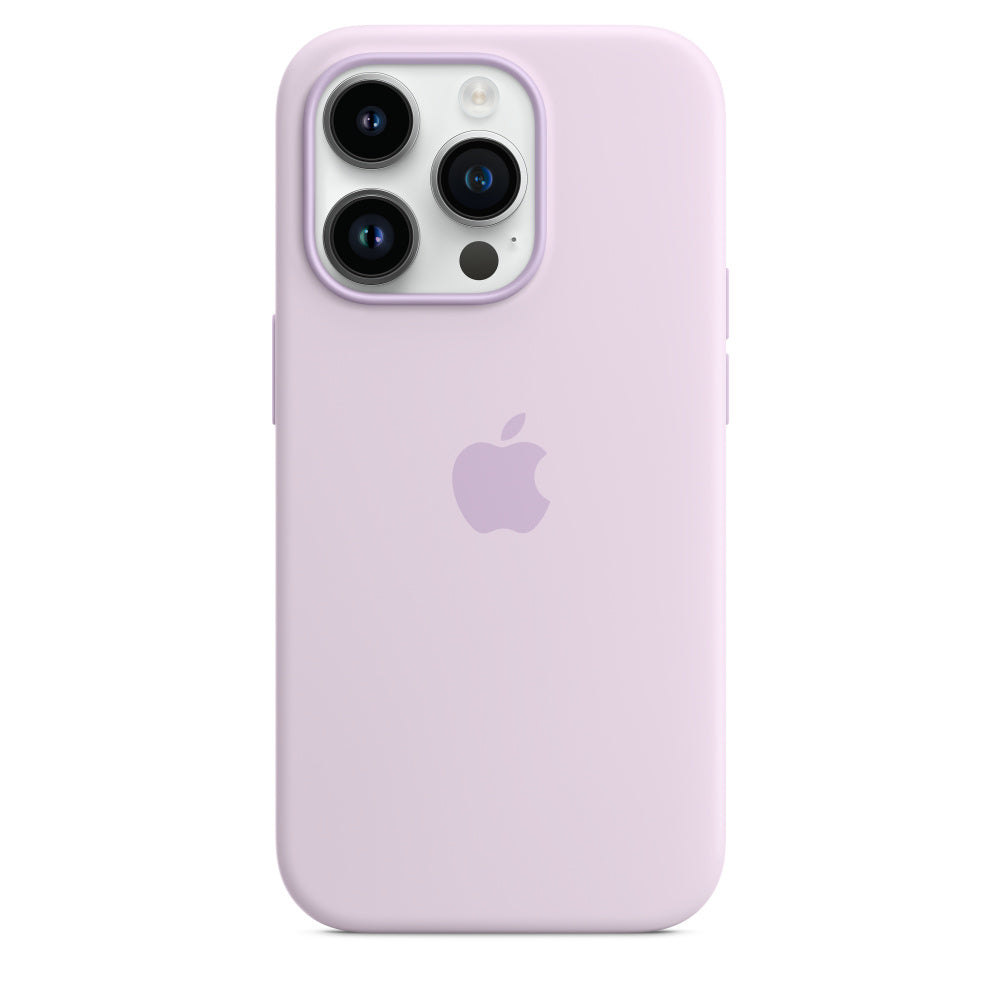 Apple - Back Cover For Mobile Phone - With Magsafe - Silicone - Lilac - For Iphone 14 Pro