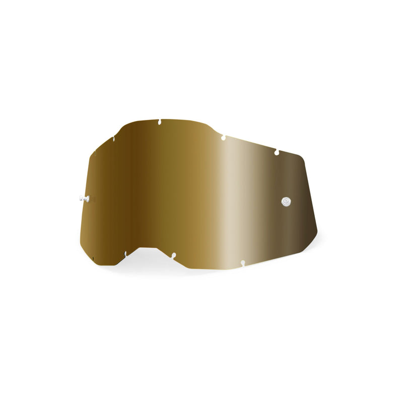 100% Racecraft 2 / Accuri 2 / Strata 2 Replacement Lens - True Gold
