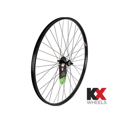 KX Hybrid 700C Singlewall Solid Axle Wheel Rim Brake (Front) - Silver