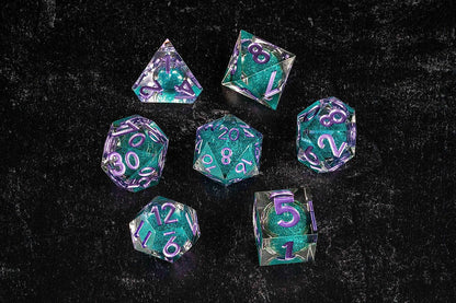 Disco Vibes: Individual D20 Elixir Liquid Core Dice