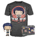 Funko Pop! & Tee: MHA - Jirou With Mic - Large - (L) - My Hero Academia - T-Shirt - Clothes With Collectable Vinyl Figure - Gift Idea - Toys and Short Sleeve Top for Adults Unisex Men and Women