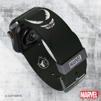 MARVEL – Smartwatch Band - Officially Licensed, Compatible with Every Size & Series of Apple Watch (watch not included) Venom Insignia