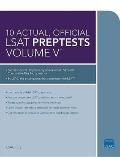 10 Actual, Official LSAT Preptests Volume V