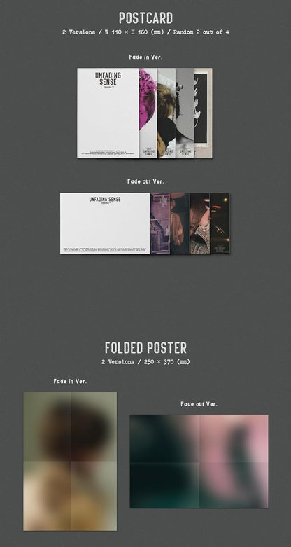 Unfading Sense - Photo Book Version - incl. 96pg Booklet, 2 Postcards, Folded Poster + 2 Photocards