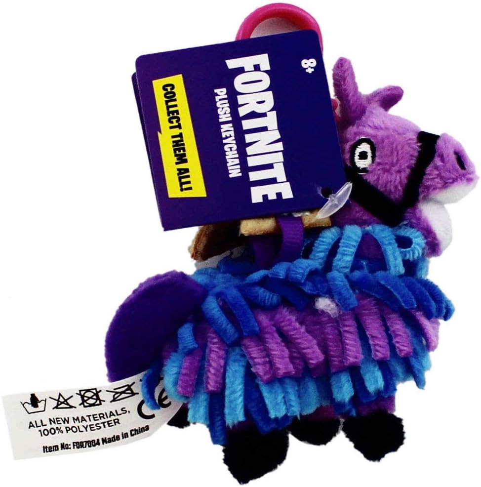Fortnite Lama Peluche Con Portachiavi 7Cm (Assortimento)