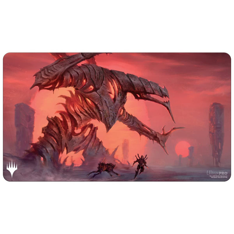 Ultra Pro,Magic: The Gathering Phyrexia All Will Be One,Sammelkartenspielmatte (Red Sun's Twilight) perfekt zum Schutz von Sammelkarten während des Gameplays, ideal als Mauspad, Schreibtischunterlage