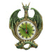 Emerald Chronology Green Dragon Wall Clock Plaque