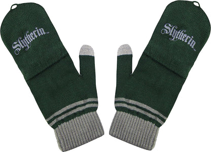 Cinereplicas Harry Potter - Gloves Fingerless Mitten - Official License Slytherin