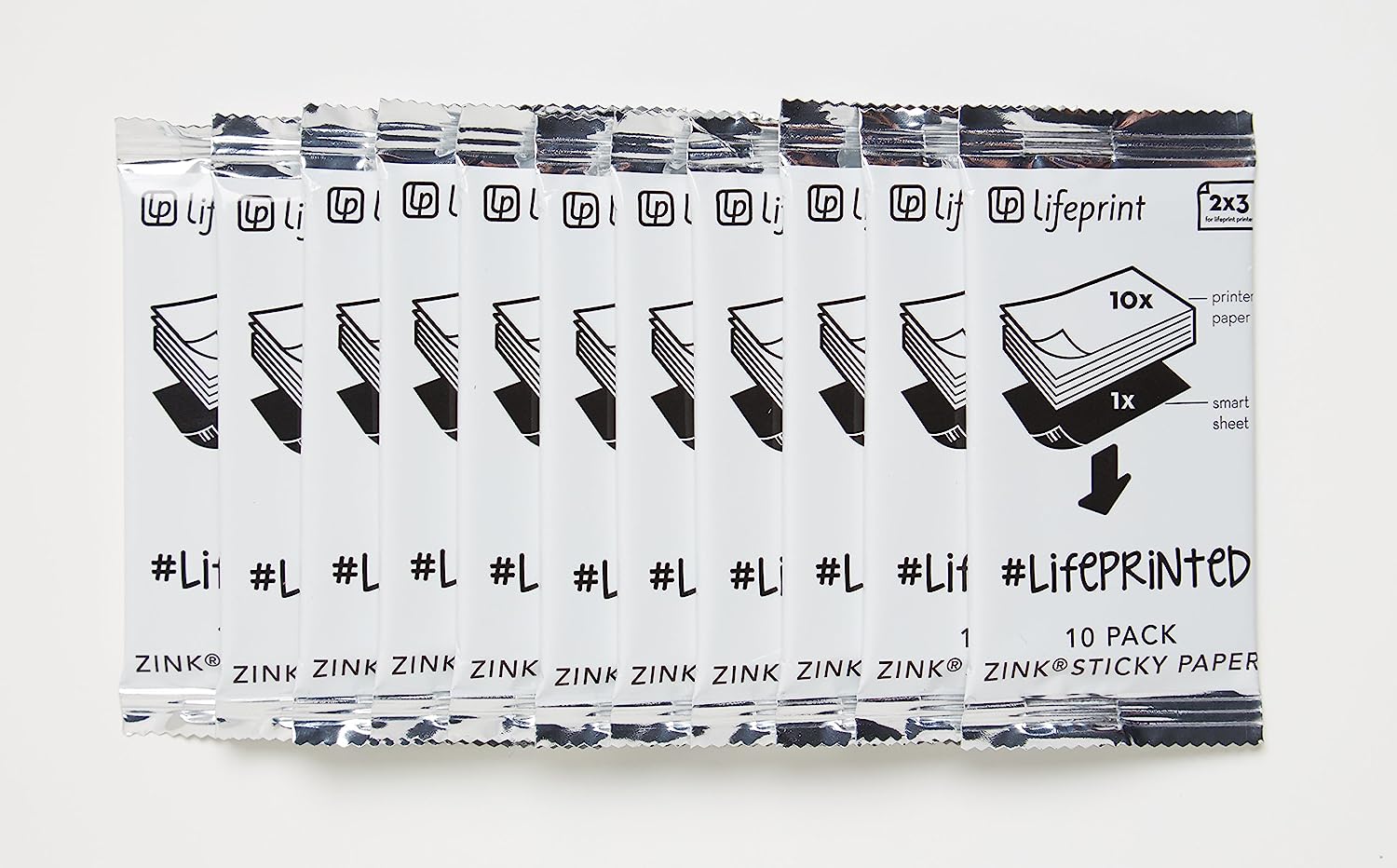 Lifeprint 2X3 Film - Sticky Back 110 Pk