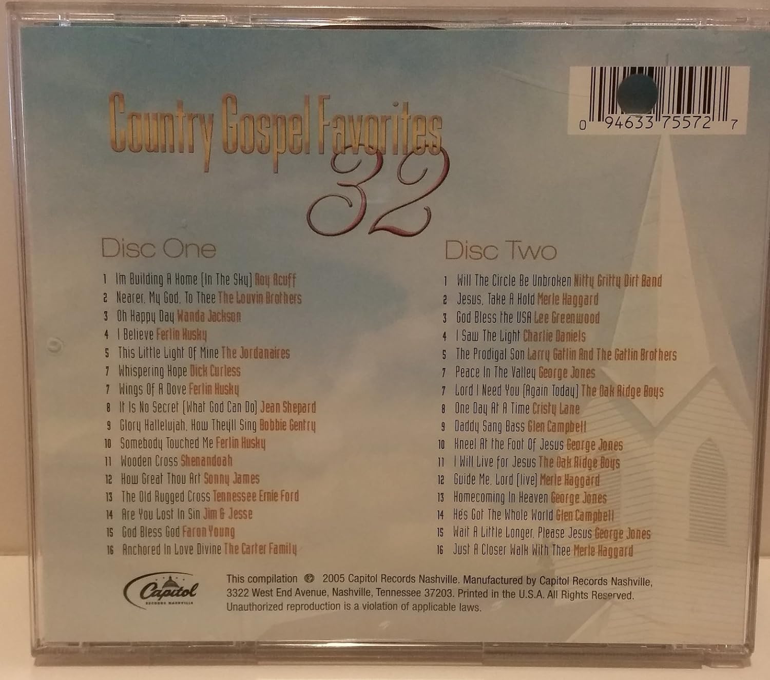 32 Country Gospel Favorites
