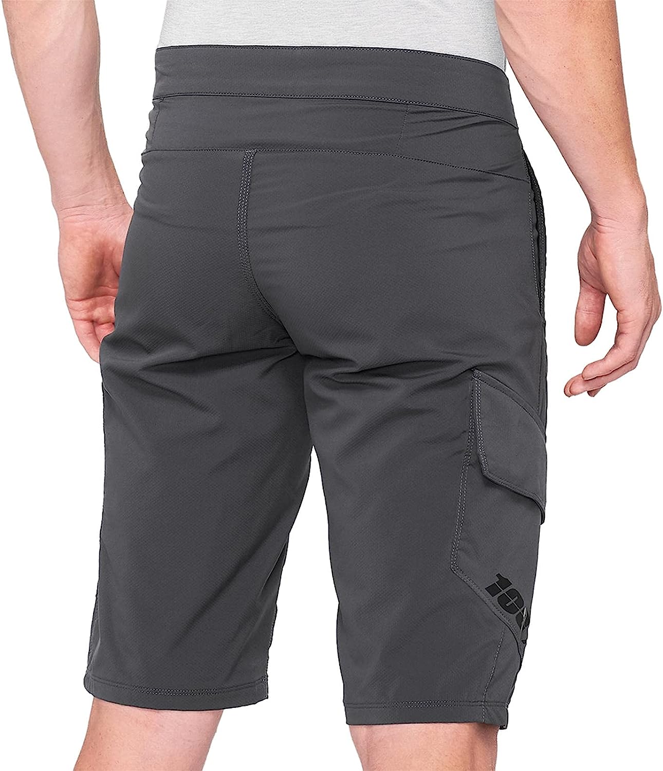 100% Ridecamp Shorts 2022 Charcoal 36"