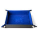 Fold Up Velvet Dice Tray: Blue