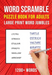 Word Scramble Puzzle Books for Adults