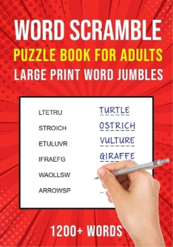 Word Scramble Puzzle Books for Adults
