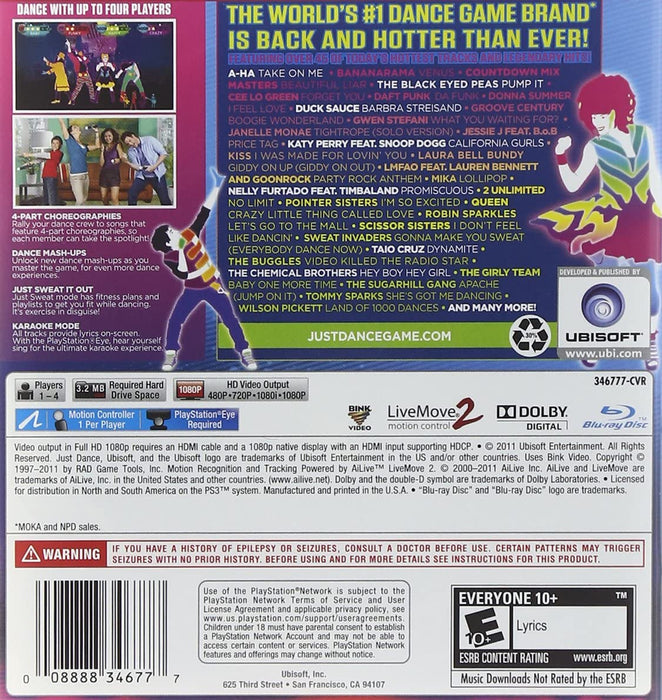 Ubisoft Just Dance 3 Playstation 3