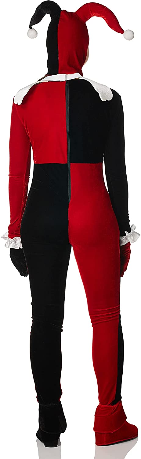 Rubie's 888102XS Official Super Villain Harley Quinn Jumpsuit Costume, Women's, X-Small