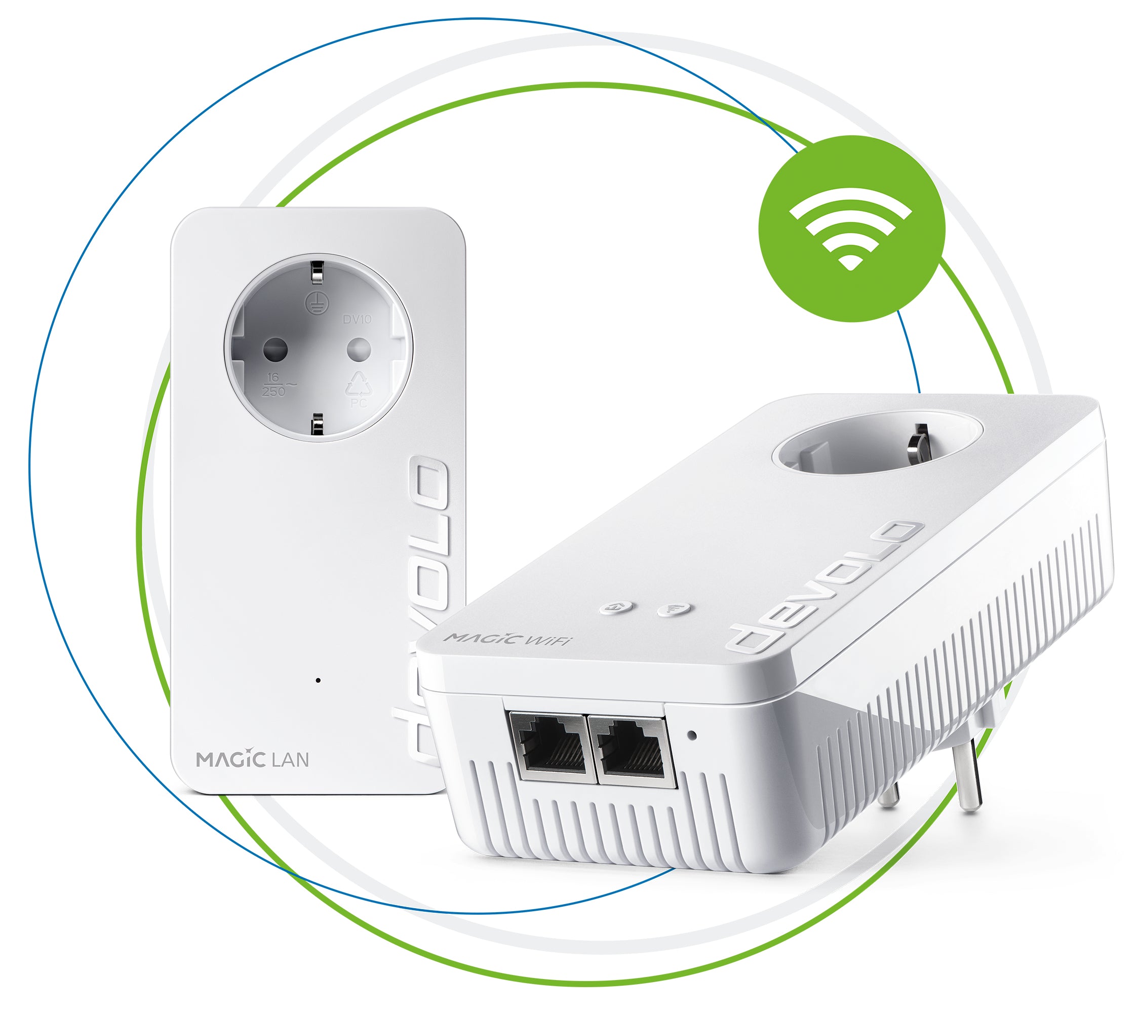 Devolo Magic 2 WiFi next Starter Kit 2400 Mbit/s Ethernet LAN Wi-Fi White 2 pc(s)