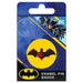 Batman Enamel Pin Badge (Red Design) 5cm x 1.5cm - Official Merchandise