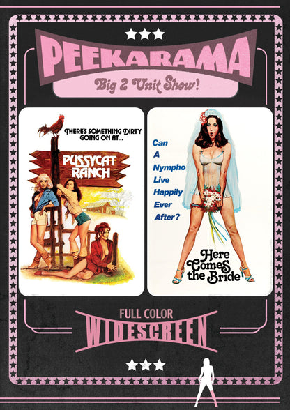 DVD „Pussycat Ranch + Here Comes the Bride“ von Vinegar Syndrome, englische Version