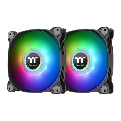 Thermaltake Pure Duo 14 Universel Ventilateur 14 cm Noir 2 pièce(s)