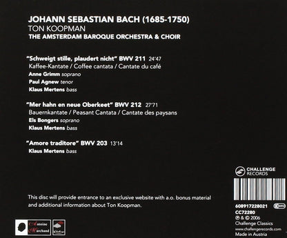 Coffee and Peasant Cantatas (Koopman, Amsterdam Baroque)