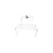 CONFORTIME Kitchen Cupboard Organiser Foldable White