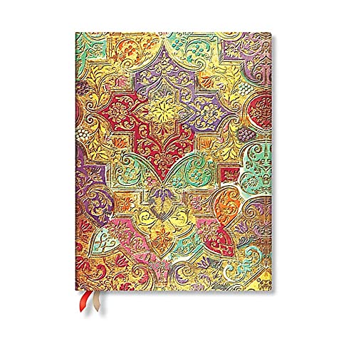 Bavarian Wild Flower (Brocaded Paper) Ultra 12-month Day-at-a-Time Dayplanner 2024