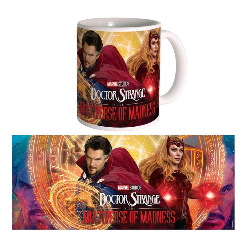 Semic Distribution Marvel Doctor Strange Mug The Sorcerer and The White Colourful Printed Ceramic in Gift Box Multicoloured Z109125