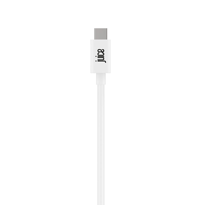 Juice JUI-CABLE-TYPEC-1M-RND-WHT USB cable USB 3.2 Gen 1 (3.1 Gen 1) USB A USB C White